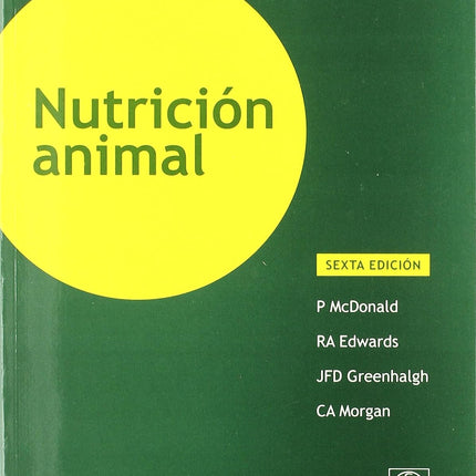 NUTRICION ANIMAL, 6/ED.