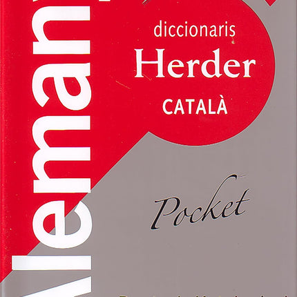 DICCIONARIS HERDER (POCKET). CATALA - ALEMANY