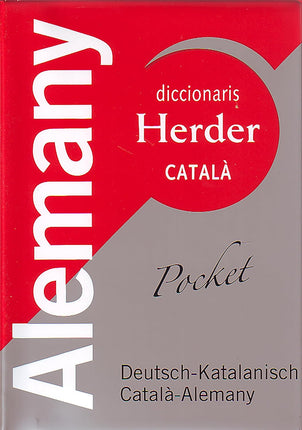 DICCIONARIS HERDER (POCKET). CATALA - ALEMANY
