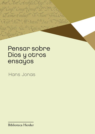 Pensar sobre dios y otros ensayos