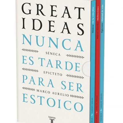 ESTUCHE. NUNCA ES TARDE PARA SER ESTOICO