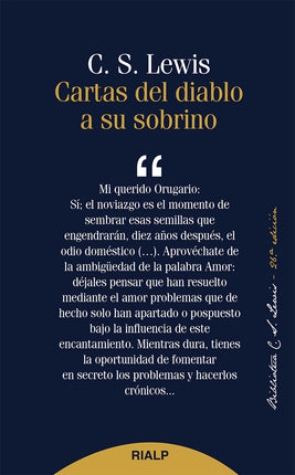 CARTAS DEL DIABLO A SU SOBRINO (LAS CARTAS DE ESCRUTOPO)