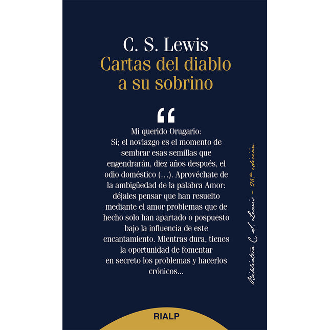 CARTAS DEL DIABLO A SU SOBRINO (LAS CARTAS DE ESCRUTOPO)