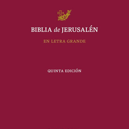 BIBLIA DE JERUSALÉN. 5ª/ED. (LETRA GRANDE)