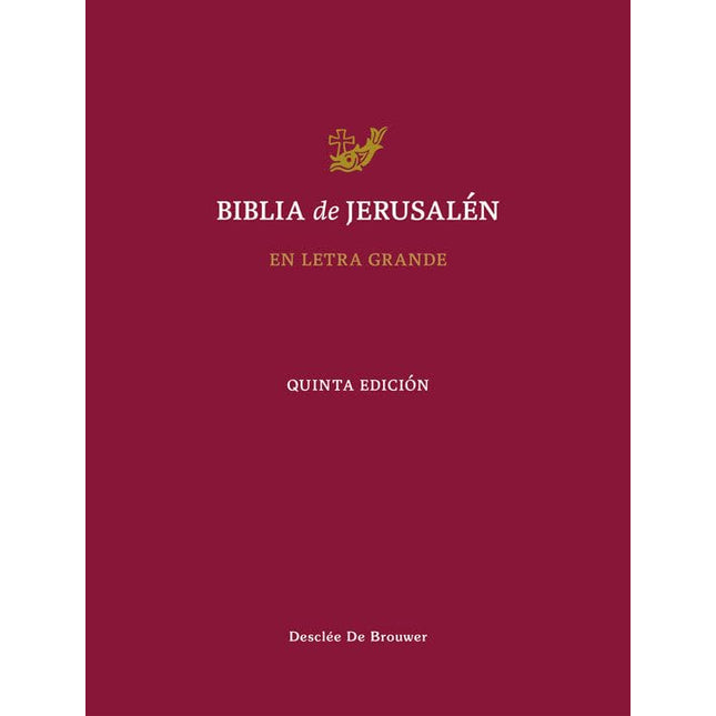 BIBLIA DE JERUSALÉN. 5ª/ED. (LETRA GRANDE)