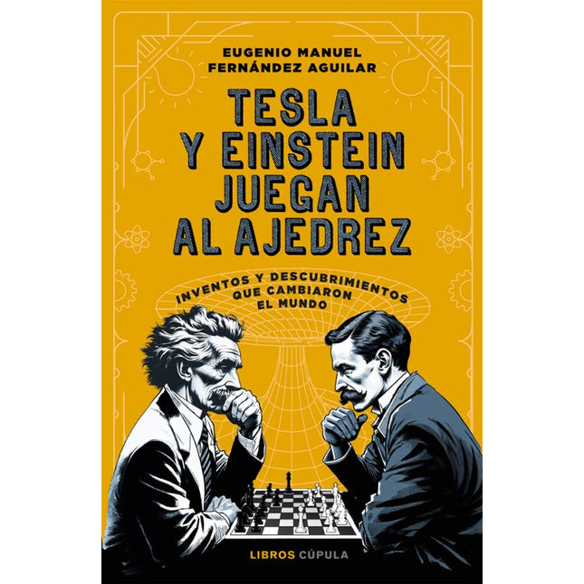 Tesla y Einstein juegan al ajedrez