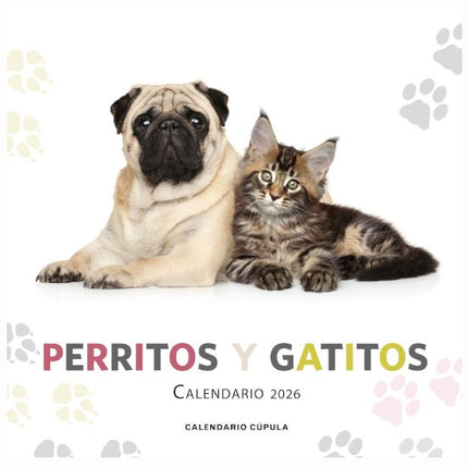 Calendario (2026). Perritos y gatitos