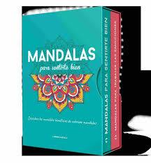 ESTUCHE.MANDALAS PARA SENTIRTE BIEN+MADALAS P ARA TRABAJAR TUS EMOCIONES