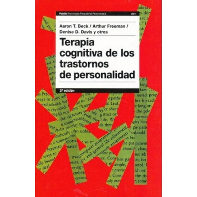 Terapia cognitiva de los trastornos de personalidad