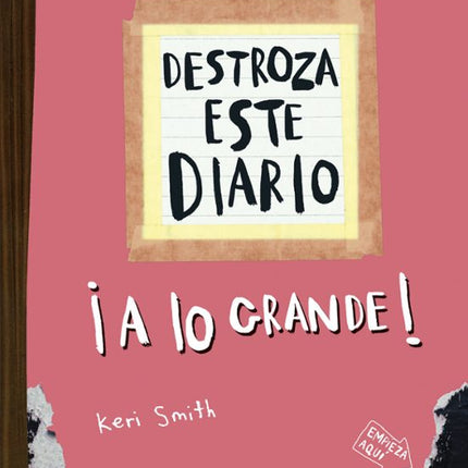 DESTROZA ESTE DIARIO.A LO GRANDE.NARANJA FLUO R