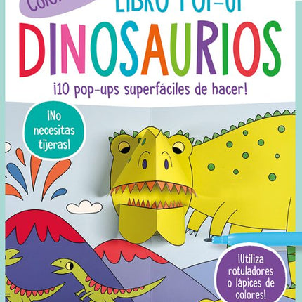 DISEÑA TU PROPIO LIBRO POP-UP: DINOSAURIOS