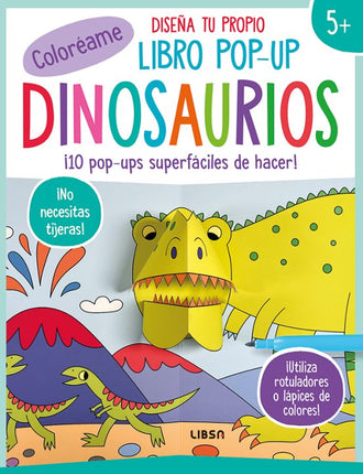 DISEÑA TU PROPIO LIBRO POP-UP: DINOSAURIOS