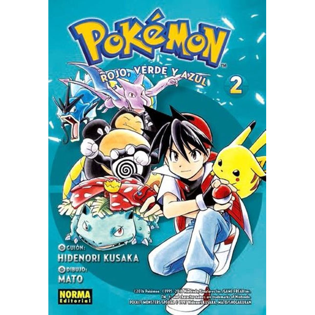 Pokémon 2. Rojo, verde y azul