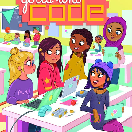 Girls who code.(2) equipo de amigas:¡carrera hacia la meta!