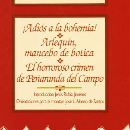 ¡ADIOS A LA BOHEMIA!. ARLEQUIN, MANCEBO DE BO TICA