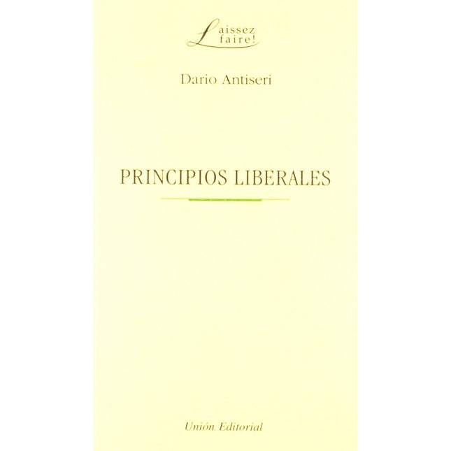 PRINCIPIOS LIBERALES