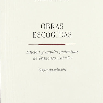 OBRAS ESCOGIDAS, 2ªED.