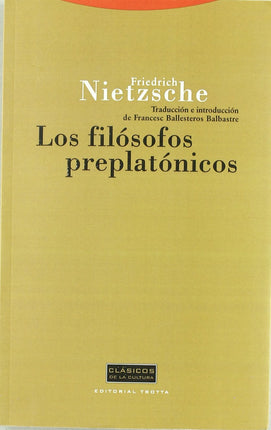 LOS FILOSOFOS PREPLATONICOS
