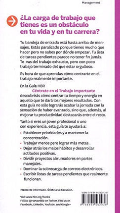 Guía Hbr: céntrate en el trabajo importante