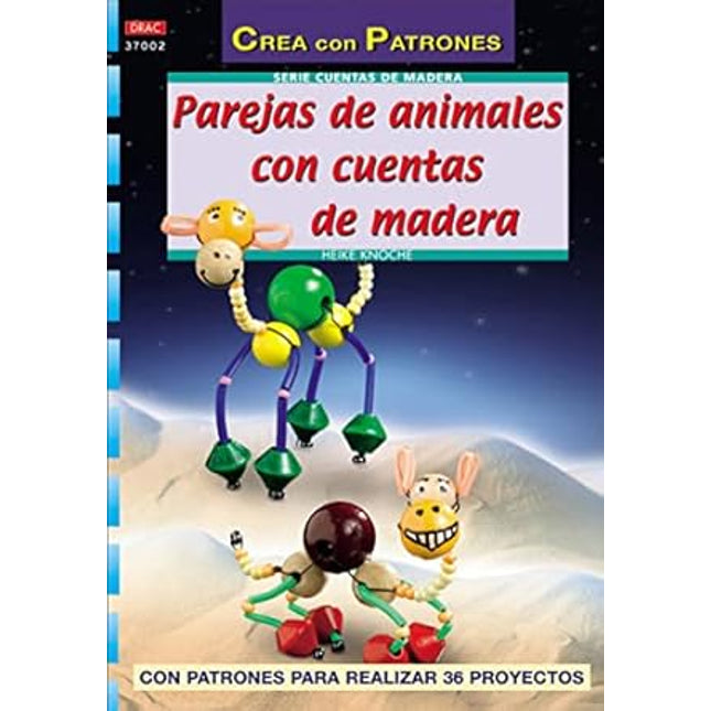 Parejas de animales con cuentas de madera