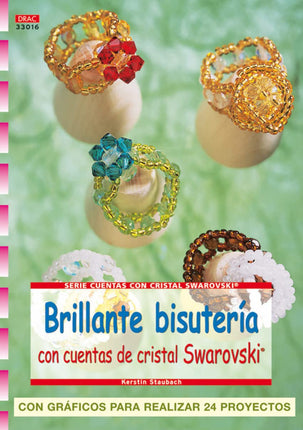 Brillante bisutería con cuentas de cristal Swarovski