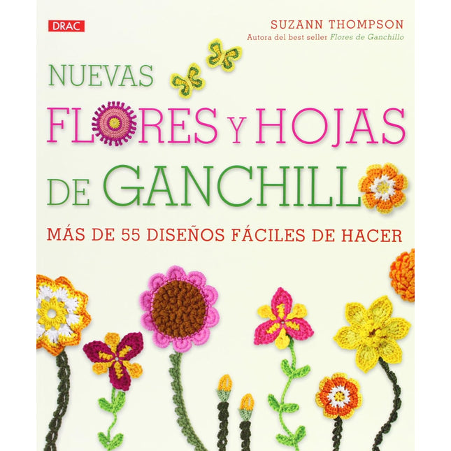 Nuevas flores y hojas de ganchillo