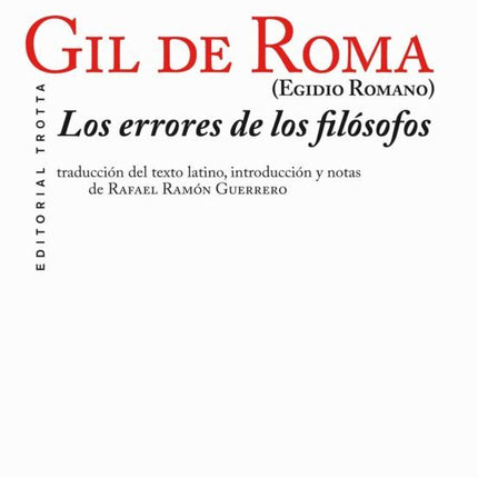 LOS ERRORES DE LOS FILOSOFOS