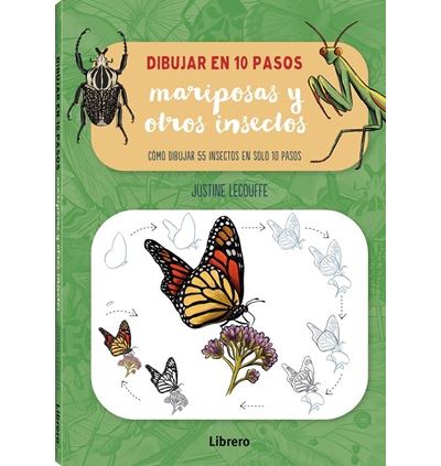 DIBUJAR EN 10 PASOS: MARIPOSAS+OTROS INSECTOS