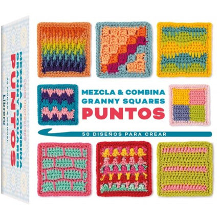 MEZCLA/COMBINA GRANNY SQUARES: PUNTOS