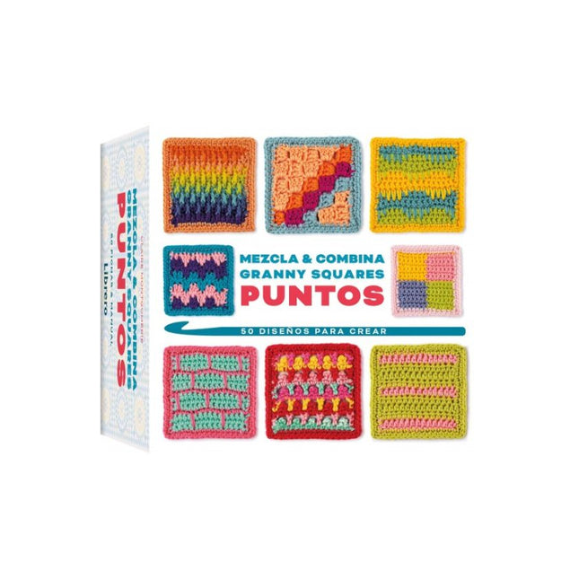 MEZCLA/COMBINA GRANNY SQUARES: PUNTOS