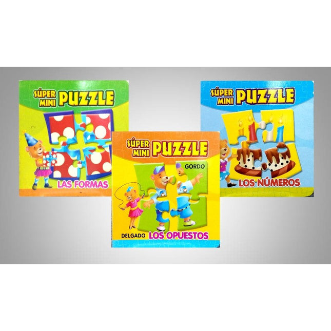 Supermini puzzle (4/títulos)