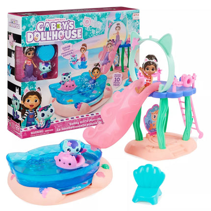 GABBY'S DOLLHOUSE. SET JUEGO PISCINA