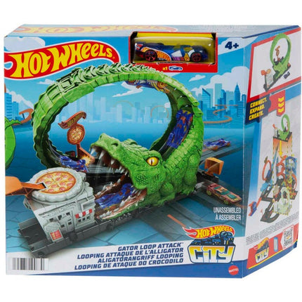 HOT WHEELS. LOOPING DE ATAQUE COCODRILO