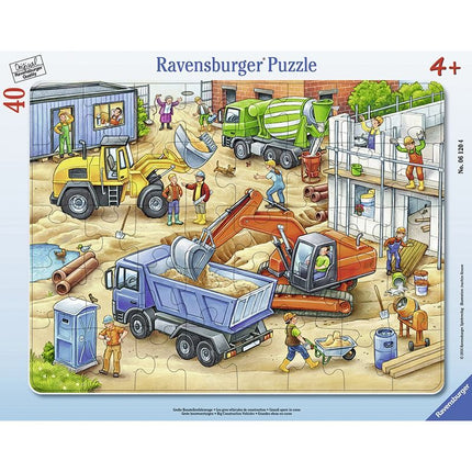 Rompecabeza 40Pz Vehículos de construcción