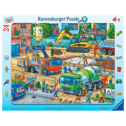 Rompecabeza 24Pz Sitio de construcción