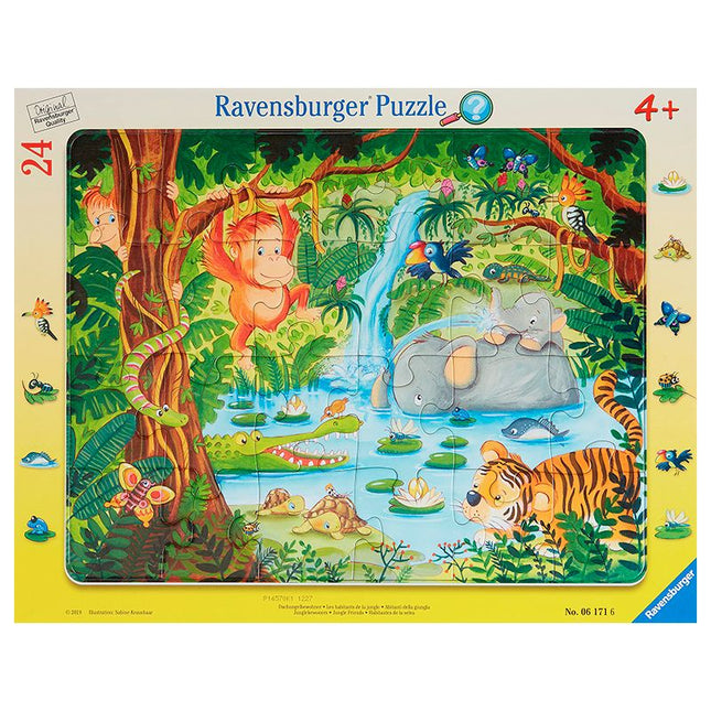 Rompecabezas 24 paz amigos de la selva (plano)