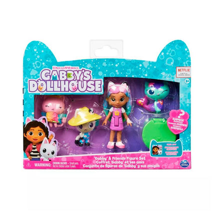 GABBY'S DOLLHOUSE. SET FIG AMIGOS ARCO IRIS