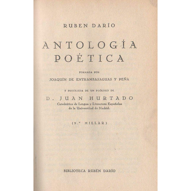 Antología poética