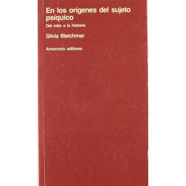 En los orígenes del sujeto psíquico