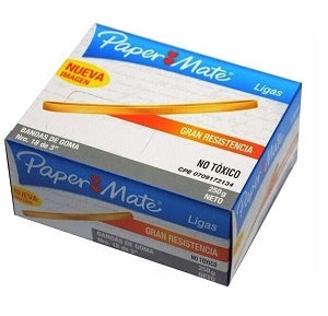 Ligas (bandas elásticas). <Paper mate> caja
