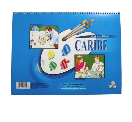 Bloc de dibujo. Caribe espiral <18 hoj>
