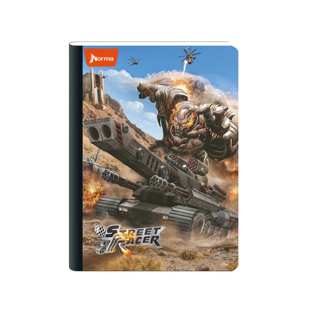 Libreta. Cosida 100h med linea street racer