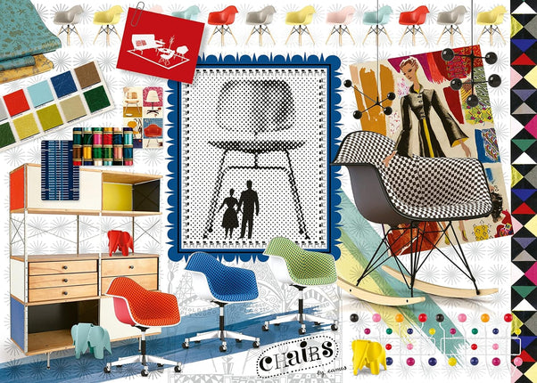 Rompecabeza 1000Pz Espectro de diseño Eames