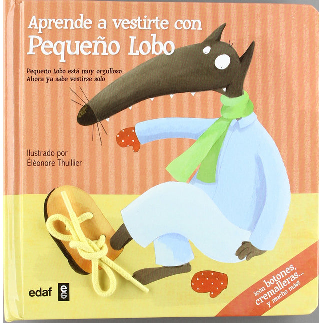 Aprende a vestirte con pequeño lobo
