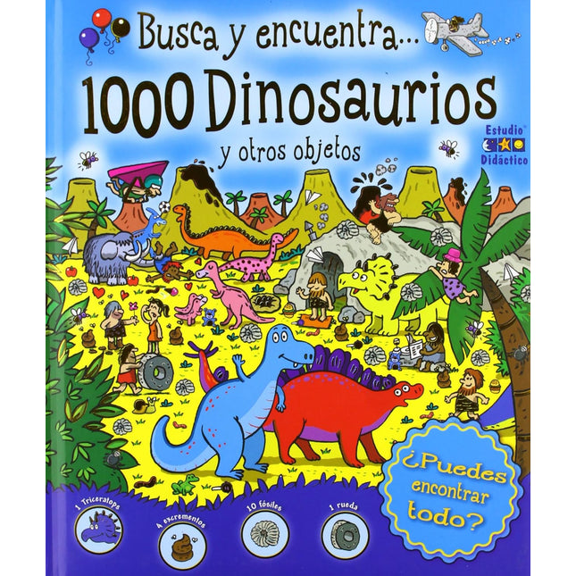 Busca y encuentra... 1000 dinosaurios + boj.