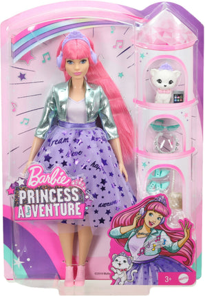 Barbie. Princesa dlx. Aventura c/mascotas