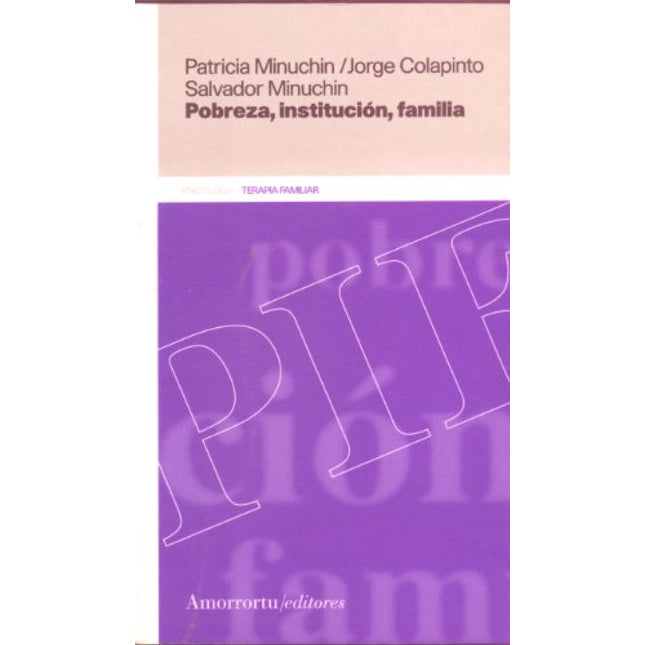 Pobreza, institución, familia