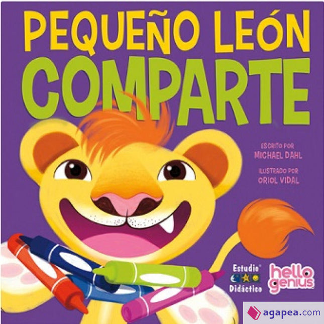 Ello genios. Pequeño león comparte