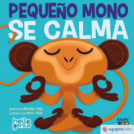 Ello genios. Pequeño mono se calma
