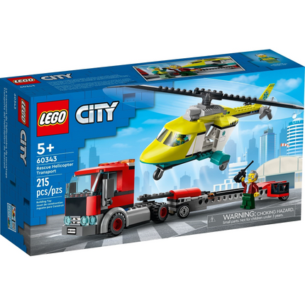 CITY. RESCUE HELICOPTER TRANSPORT